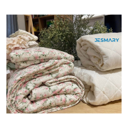 Chăn chần bông muslin thêu logo theo yêu cầu